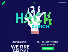 Tablet Screenshot of hackzurich.com